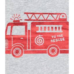 Mothercare Kids Grey Printed T-Shirt image 3