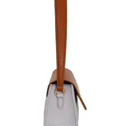 BELWABA Claria Lilac Solid Medium Shoulder Bag image 3