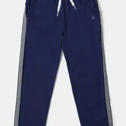 Jockey Kids Imperial Blue Solid Trackpants-picture-28