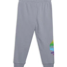 Puma Boys Grey Cotton Printed Joggers image 2