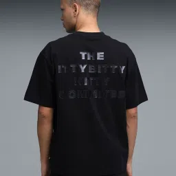 Puma House Of Graphics Black Cotton Relaxed Fit Graphic T-Shirt image 2