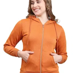 Monte Carlo Orange Regular Fit Hoodie-picture-36