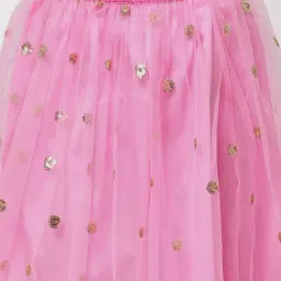 studiorasa Kids Pink Sequence Skirt image 5