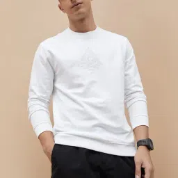 Forca By Lifestyle Off-White Regular Fit Printed Sweatshirt-picture-18