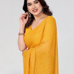 Moda Rapido Elegant Natu Zari Striped Saree image 5