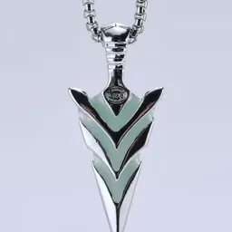 Stylewell Rhodium-Plated Geometric Pendants with Chains image 2