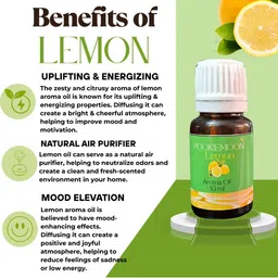 POOKIEMOON Ceramic Electric Buddha Aroma Diffuser With Jasmine & Lemon Fragrance 10ml Each image 3