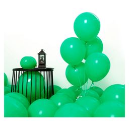 Bubble Trouble Metallic Green Balloons for party decoration kit-100 pcs green Pack of -100-picture-45