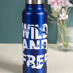 VON CASA Navy Blue Stainless Steel 750 ml Water Bottles | Rust-Resistant, Shatter-Proof-image-55