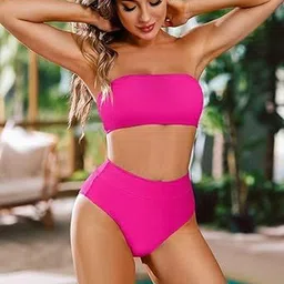 DINESH FASHION Shoulder Straps Swim Bikini Set image 4