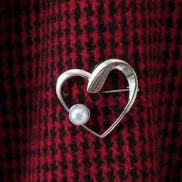 Kookie Kids Full Sleeves Checkered Trench Coat with Belt & Heart Applique - Maroon image 4