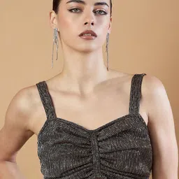 Kibo Women Net Bralette Crop Top-picture-18
