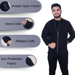 Caraba Colorblock Men Wind Cheater image 3