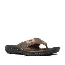 Weinbrenner by Bata Men's Lagos Brown Thong Sandals-image-18