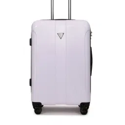 Guess White Textured Lustre Trolley Bag-picture-47