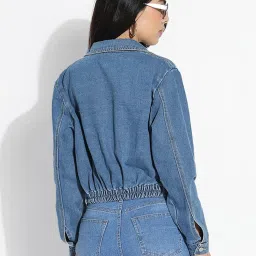 showoffff Showoff Blue Regular Fit Jacket image 2