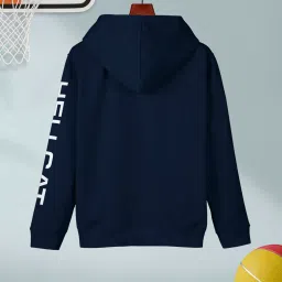 HELLCAT Kids Peach & Beige Printed Full Sleeves T-Shirt (Pack Of 2) image 3