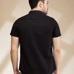 Being Human Black Slim Fit Shirt image 2