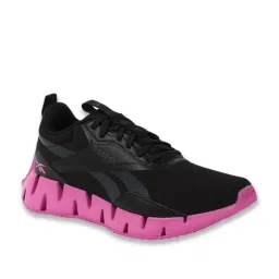 Reebok Women's Zig Dynamica Stripped Black Running Shoes image 2