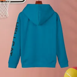 HELLCAT Kids Blue & Burgundy Printed Full Sleeves T-Shirt (Pack Of 2) image 3