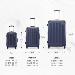 HEYS Revolver Cobalt Solid Hard Large Trolley Bag -30 cm image 3