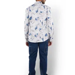 celio Celio* White Regular Fit Printed Shirt image 2