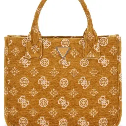 Guess Mustard Women Tote Bag-picture-27