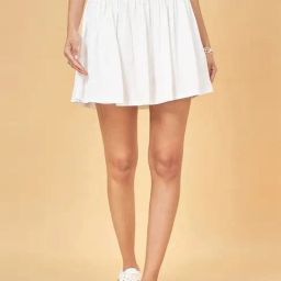 People by Pantaloons White A-Line Skirt-picture-18