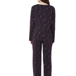 Smarty Pants Navy Blue Cotton Printed Pyjama Set image 2