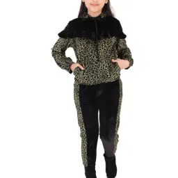 Cutecumber Kids Black Printed Tracksuit-image-41