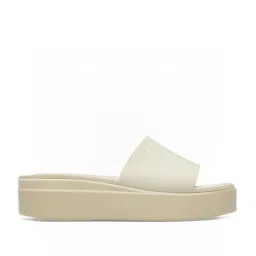 Crocs Women's Brooklyn Off White Slides image 2