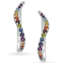 Mia by Tanishq 92.5 Sterling Silver Earrings for Women-picture-13
