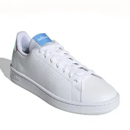 Adidas Women's ADVANTAGE White Tennis Shoes image 2