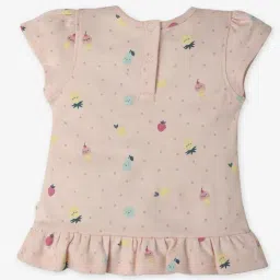 Ed-a-Mamma Infant Girls Multicolor Printed Casual Top-Set of 2 image 5