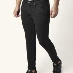 YU by Pantaloons Black Cotton Skinny Jeans image 3
