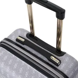 Guess Grey Printed Jesco Trolley Bag image 5