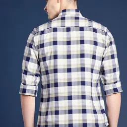 Mast & Harbour Men Standard Checked Casual Shirt image 3