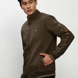 showoffff SHOWOFF Olive Slim Fit Jacket image 3