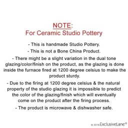 ExclusiveLane Unique Half Ceramic Cups Set In White image 3