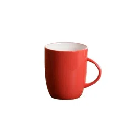 Clay Craft Fine Red & Yellow Ceramic Milk Mug (0.34 L) - Set of 2 image 3