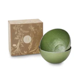 Pure Home and Living Green Glass Serving Bowls image 2