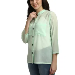 Smarty Pants Light Green Regular Fit Shirt image 3
