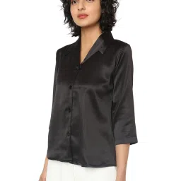 Smarty Pants Black Regular Fit Shirt image 3