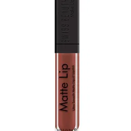SWISS BEAUTY Ultra Smooth Matte Liquid Lipstick Cafe - 6 ml image 2