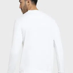 Bewakoof Men's White Typography  Sweatshirt image 2