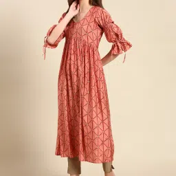 showoffff SHOWOFF Coral Printed Kurta image 3