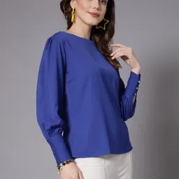 Style Quotient Blue Regular Fit Top image 3