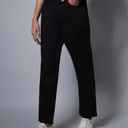 High Star Black Regular Fit High Rise Jeans image 3