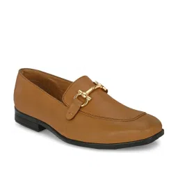 Clog London Men's Tan Formal Loafers image 3