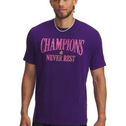 Under Armour Purple Curry Tour Tee 5 Printed Regular Fit T-Shirt-picture-40